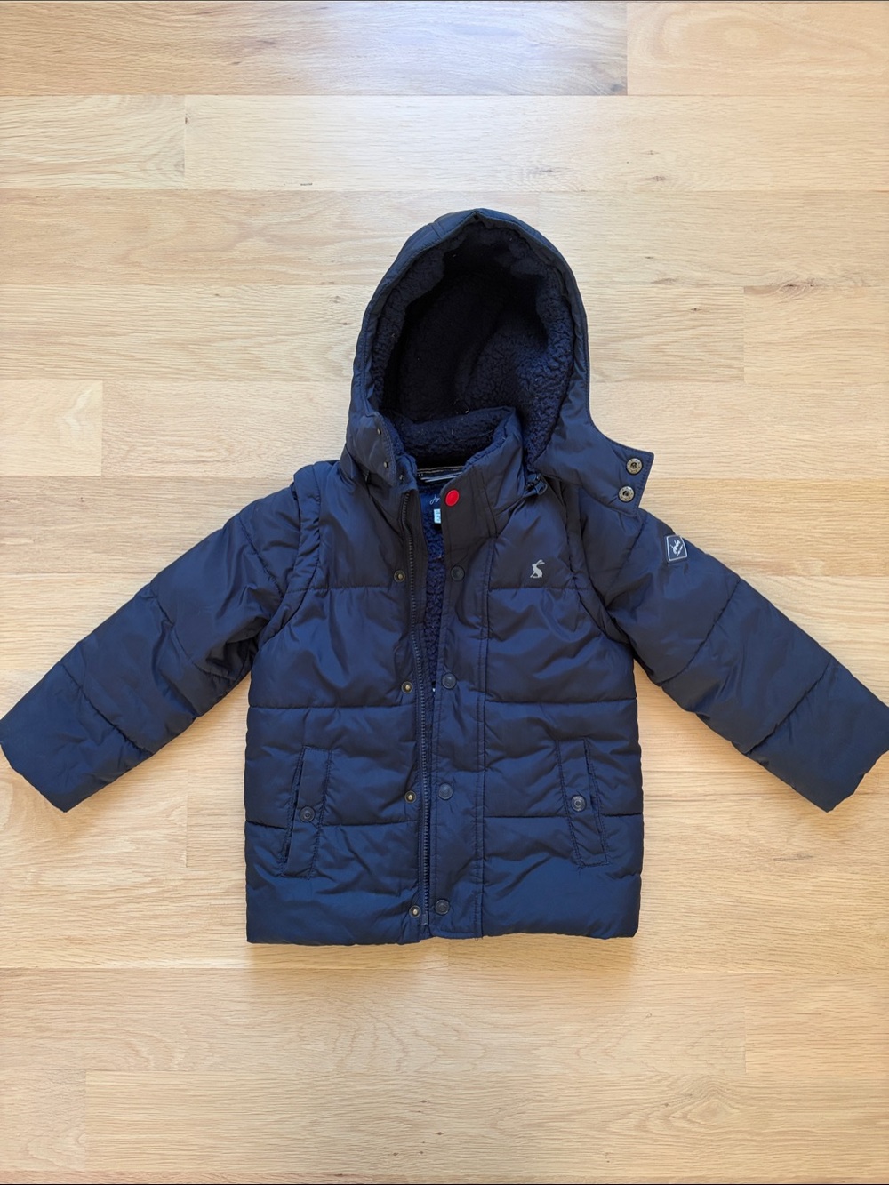 Joules Navy Kids Puffer Jacket/Vest